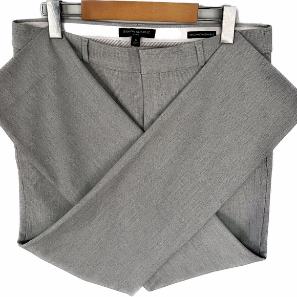 BANANA REPUBLIC: Women's Ryan Slim Straight-Fit Pants, Size 6 - Picture 3 of 4